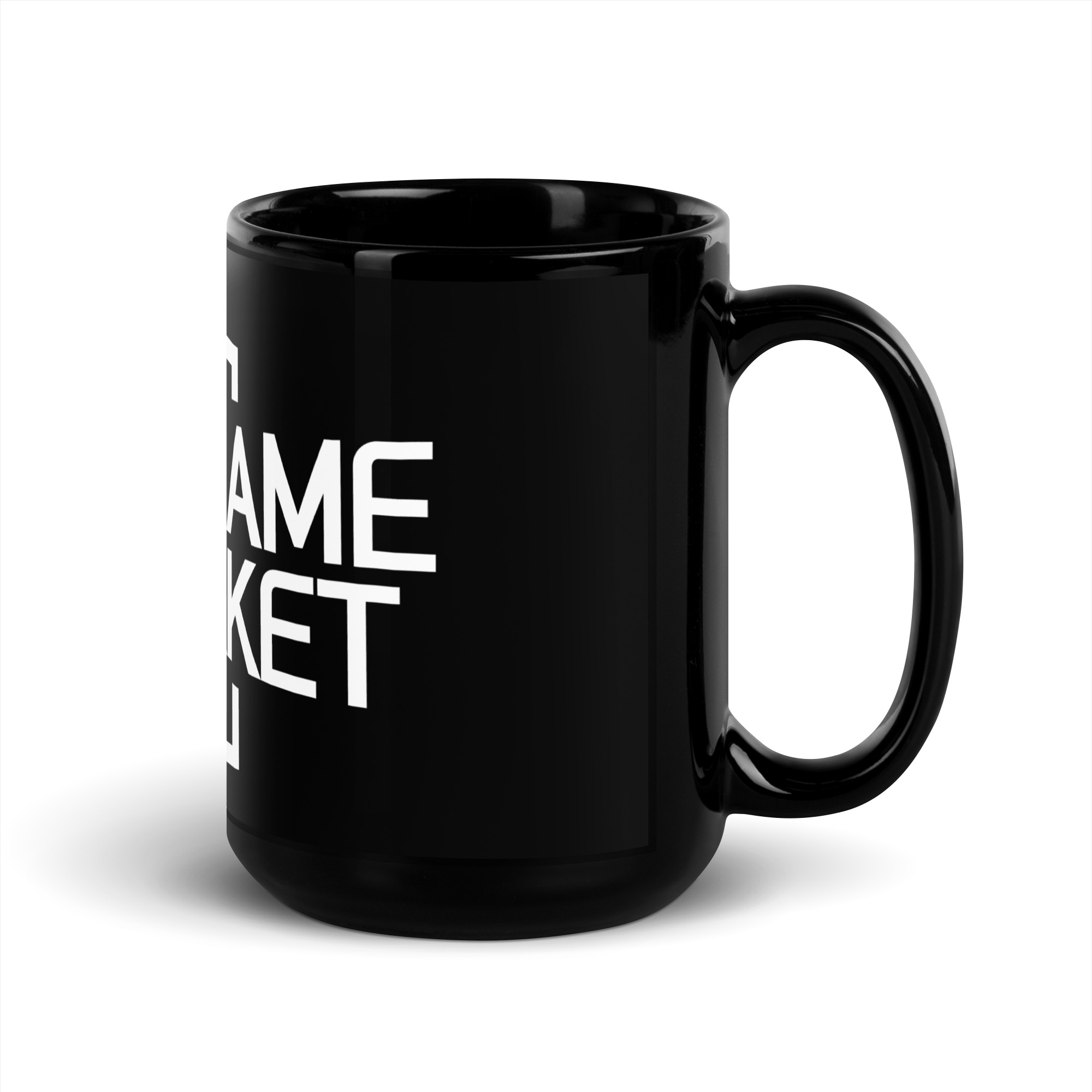 Black Glossy Mug - Bilde 5